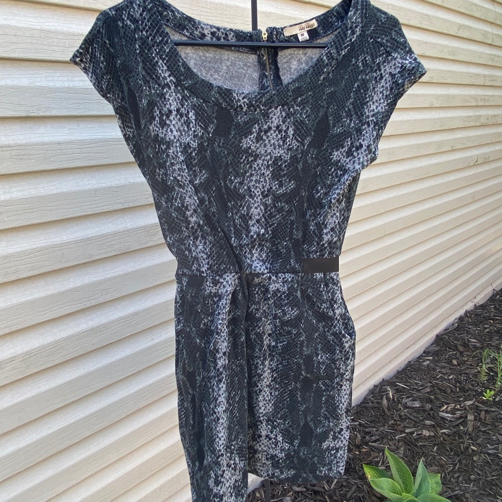 Womens Green Snake print dress